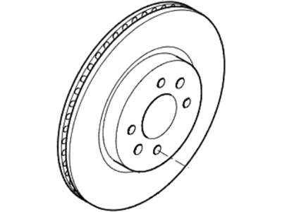 Kia 517121W250 Disc-Front Wheel Brake