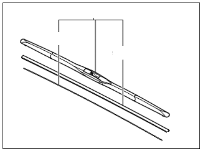 Kia 983503T000 Driver Windshield Wiper Blade Assembly