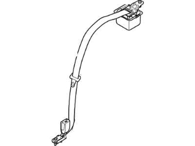 Kia 89850A8550BHH Rear Seat Belt Assembly Center