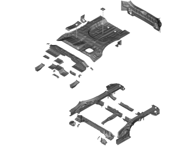 2024 Kia Sportage Floor Pan - 65500DW000