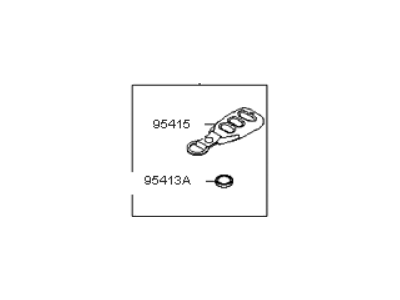 2011 Kia Rondo Car Key - 954301D201