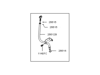 Kia 2661023302 Oil Level Gauge Assembly