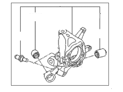 Kia 527202J150 Carrier Assembly-Rear Axle