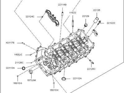 Kia 501K53FU00 Head Sub Assembly-Cylinder