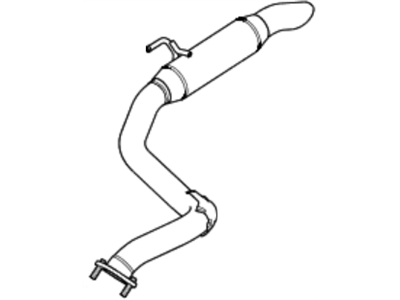 Kia Sedona Exhaust Pipe - 287504D280