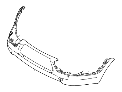 Kia 866123W030 Rear Bumper Lower Cover