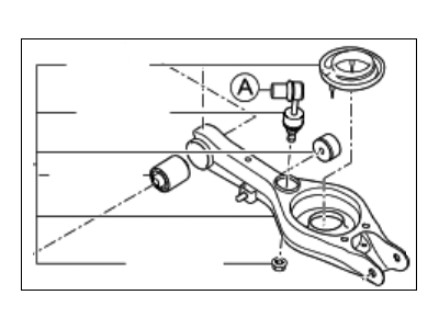 2011 Kia Optima Hybrid Control Arm - 552103Q110