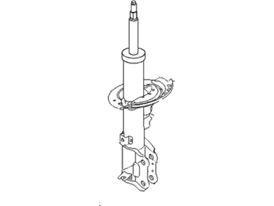 Kia 546501W200 Front Strut Assembly Kit, Left