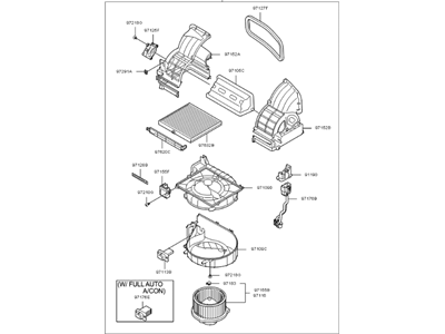 Kia 972071M103 Blower Unit