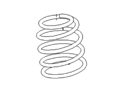 2007 Kia Rio Coil Springs - 546301G410