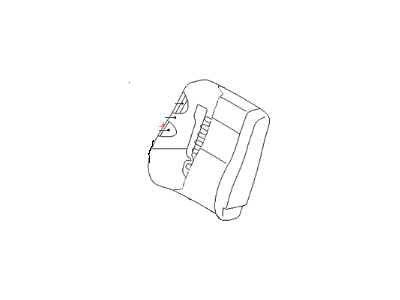 Kia 883603E161KW2 Front Seat Back Driver Covering