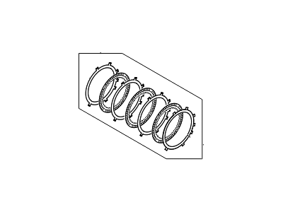 Kia 4562526610 Disk Set-Under Drive Brake