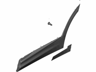 Kia 87731P1000BKL GARNISH ASSY-RR DR S