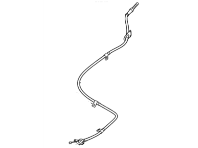 2013 Kia Optima Hybrid Parking Brake Cable - 597704R000