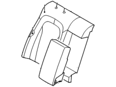 Kia 894602T780AL9 Rear Seat Back Covering, Right