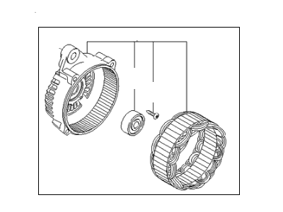 2013 Kia Sportage Alternator Case Kit - 3733025700