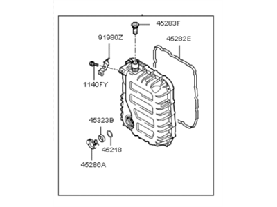 Kia 4528026100 Cover-Valve Body