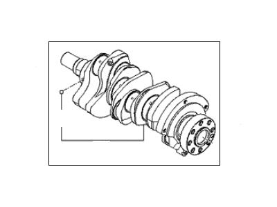 2010 Kia Rondo Crankshaft - 231103E101