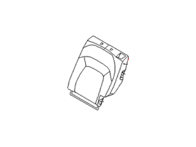 Kia 893703W000EAN Rear Seat Back Covering, Left