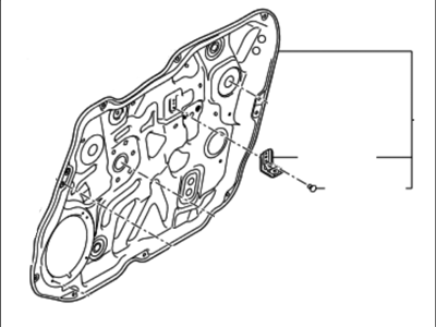 Kia 824022J010 Module Panel & Regulator Assembly