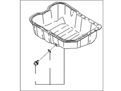 Kia 215102G050 Pan Assembly-Engine Oil