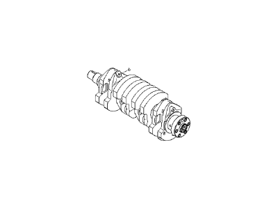 Kia 2311023710 CRANKSHAFT Assembly