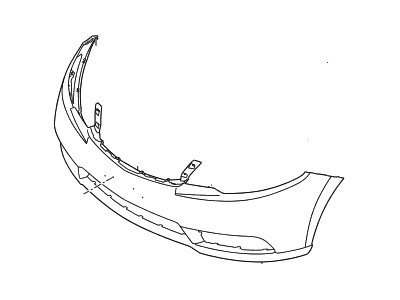 Kia 865111M000 Front Bumper Cover