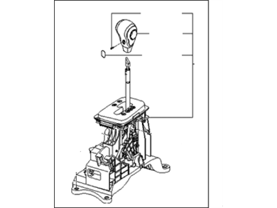 Kia 467001F530WK Lever Assembly-Atm