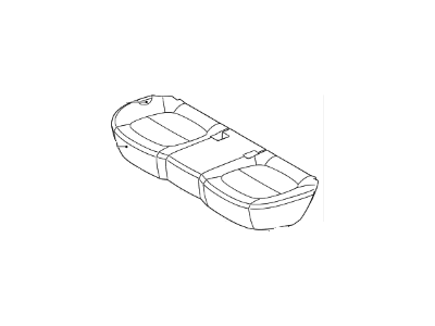 Kia 89150B2220 Frame & Pad Assembly-Rear