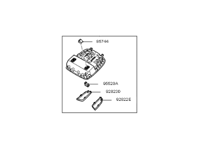 Kia Cadenza Dome Light - 92810F6000AYK