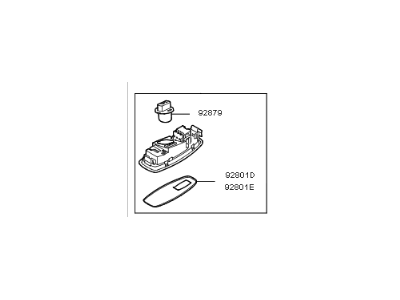 Kia 92880A4000AYK Lamp Assembly-Rear PERSO