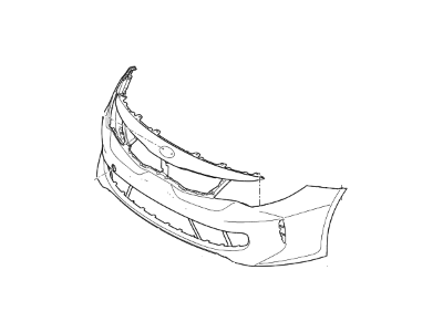 Kia 86511A8000 Front Bumper Cover