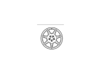 Kia 529103T800 Wheel Assembly-Temporary