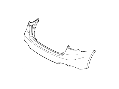 Kia 86611A7510 Rear Bumper Cover