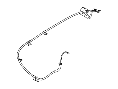 Kia 597503W000 Cable-Dump Control