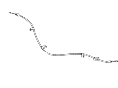 Kia Sportage Parking Brake Cable - 59760D9000