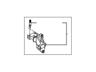 Kia Rio Engine Mount Bracket - 2167026004