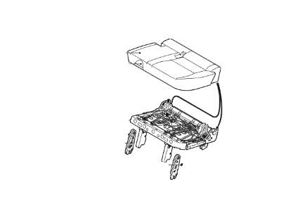 Kia 89100A9070DLF Cushion Assembly-3RD Seat