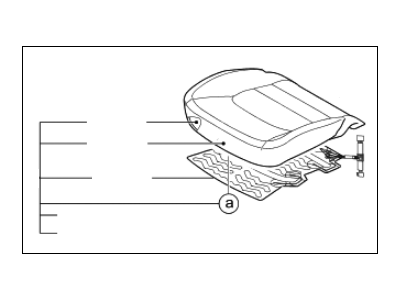 Kia 882011W631BGQ Cushion Assembly(W/O Tra