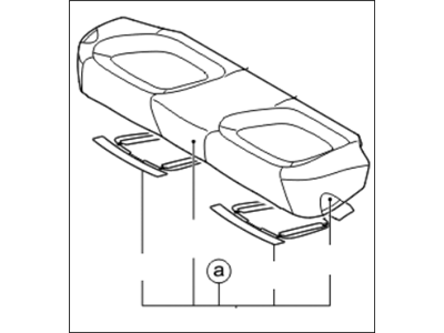 Kia 891002T040AN7 Cushion Assembly-Rear Seat