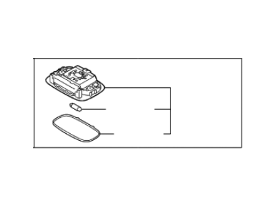 Kia 928504D070RU Lamp Assembly-Room