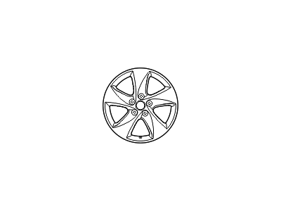 Kia 529101D350 Wheel Assembly-Aluminum