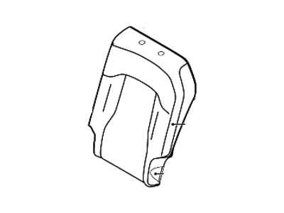 Kia 89360DW010FG5 COVERING-RR SEAT BAC