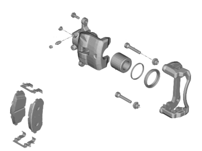 Kia Niro Brake Caliper - 58110AT000