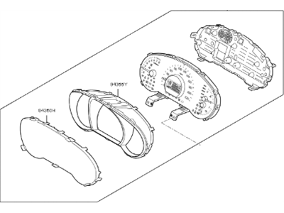 Kia 94006B2510 Cluster Assembly-Instrument