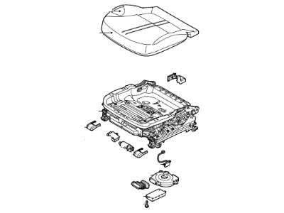 Kia 881003T610KBW Cushion Assembly-Front Seat