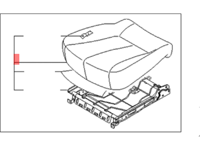 Kia 892004D170KS7 Cushion Assembly-2ND Seat