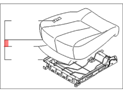 Kia 892004D451KS5 Cushion Assembly-3RD Seat