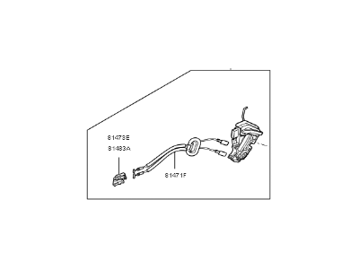 Kia Optima Hybrid Door Lock Actuator - 81420D4000