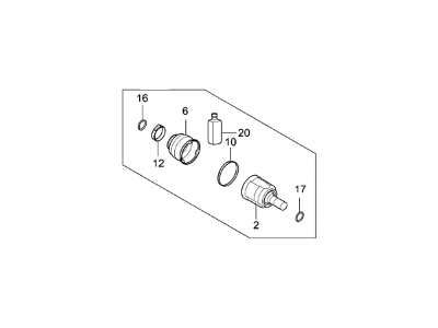 2019 Kia Optima Hybrid CV Joint - 49582A8050